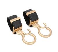 Ganchos multiusos para accesorios de cochecito de bebé, 2 unidades, clips de metal para colgar bolsas de la compra o cochecito