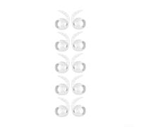 Ganchos Oreja Silicona para suave para buds 4 y 4 Pro Ganchos(White) | Ajuste seguro, silicona antideslizante, ideal para correr, gimnasio, entrenamiento intenso
