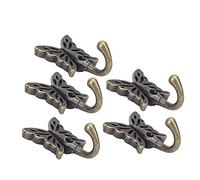 Ganchos para Abrigos Montados en la Pared, Ganchos para Abrigos Rústicos de Hierro Forjado Vintage Perchas para Sombreros para Bolsos