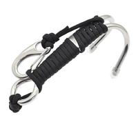 Ganchos para arrecifes de buceo, Gancho para deriva de arrecifes,Ganchos de buceo de doble gancho de acero inoxidable - Equipo de seguridad, cuerda de seguridad estable para buceadores, fotografía sub