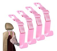 Ganchos para asiento de coche, ganchos de almacenamiento para reposacabezas de asiento de coche, soporte ajustable para colgar bolsas, organizador de asiento trasero, accesorios de vehículo para