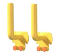 Ganchos para barra de pared, ganchos de pared para animales, de elefante, juego de 2, ganchos de pared multiusos para baño, dormitorio, cocina, lavandería, hogar, baño, empresa, estudio