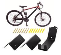 Ganchos para Bicicleta de Pared,Soporte de Pared para Almacenamiento de Bicicletas,Portabici Que Ahorra Espacio - Para Interior Exterior Jardin Apartamento Garaje Taller Cobertizo Patio