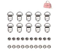 Ganchos Para Botas 100 Juegos Remaches Para Cuero De Anillo En D Hebilla Con Ojal Zapato De Latn Bolsa De Cuero Herramienta De Remache Herramienta De Remache De Bricolaje
