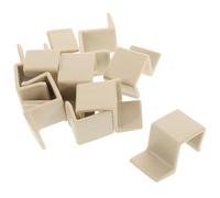 Ganchos para Cama de Niño Niña 10piezas Plástico Blanco | Tablero 1,8-2cm, Estabilidad Mejorada, Instalación Fácil, Uso Doméstico, Apoyo y Almacenamiento