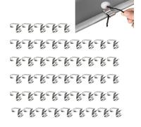 Ganchos Para Canalón Para Luces Exteriores,Colgadores Impermeables Navideños | 50 Piezas Ganchos De Cuerda Estacionales Para Canalón,Para Tiras LED, Decoraciones, Halloween, Bodas, Fiestas, Eventos, T