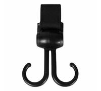 Ganchos para cochecito - Perchas giratorias de 360 grados | con correas mosquetón para cochecito, para mamá, bolsas de comestibles, bolsos, mochila, silla de ruedas, compras, organización de viaje