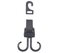 Ganchos para cochecito, perchas para bolsas, diseño giratorio antideslizante que garantiza un agarre seguro y rápido, de gancho que se adapta a cochecitos, sillas de ruedas, clips