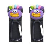 Ganchos para cochecitos - Gancho para coche eléctrico | 2 correas multiusos para cochecito con clips para cochecito | Ganchos para bolsas de cochecitos | Cerradura de correa resistente para cochecito,