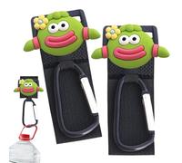 Ganchos para cochecitos - Gancho para coche eléctrico | 2 correas multiusos para cochecito con clips para cochecito | Ganchos para bolsas de cochecitos | Cerradura de correa resistente para cochecito,