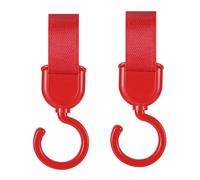 Ganchos para cochecitos para bolsos,Ganchos para cochecitos, Accesorios de clip giratorio para cochecito, Ganchos para bolsas de mamá, multiusos, elegantes y prácticos, se adaptan a vehículos eléctric