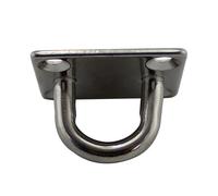 Ganchos para colgar, Gancho de techo suspendido, ganchos de techo, anclaje de montaje en techo de acero inoxidable, hebilla fija, placa de ojo for colgar hamaca for barco, gancho de hebilla, 4 piezas(