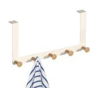 Ganchos para colgar sobre la puerta | Perchero de puerta resistente con 5 ganchos triples,No requiere ensamblaje, toallero resistente sobre la , perchero para colgar ropa, toallas, sombreros, ab
