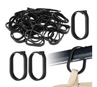 Ganchos para cortinas al aire libre, clip reemplazable a prueba de óxido, anillos de cortinas deslizantes, para acampar al aire libre, hogar, hotel, patio, toldo, pérgola, cama, litera, techo, ventana