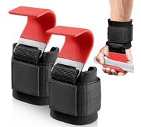 Ganchos para entrenamiento de fuerza, correas para hombres y mujeres, con protección para la muñeca, gancho de tracción, ayuda de tracción para gimnasio para levantamiento de pesas y soporte de peso