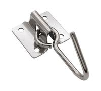 Ganchos para exteriores para guirnaldas de luces, 10,9 x 5,5 cm. Ganchos de acero inoxidable con clip para colgar, que proporcionan una iluminación segura y función de soporte para decoración, con dis
