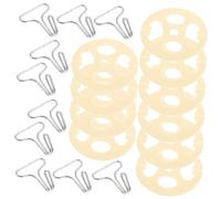 Ganchos para Fundas de Asiento de Coche, Juego Metálico de 1 Set | Hebillas de Sujeción para Asiento, Plástico E Hierro, Instalación Sencilla, Ajuste Seguro y Resistente