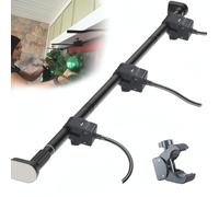 Ganchos para guirnaldas, Gancho para Luces en Cuerda de Guirnalda de Navidad para la Puerta Principal, decoración Festiva y navideña, sin Clavos ni Tornillos, Soporte para decoración navideña para L