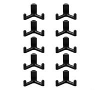 Ganchos para herramientas de cobertizo para revestimiento vertical que proporcionan un almacenamiento fiable montado en la pared para palas, rastrillos, llaves y otras herramientas comunes de taller