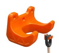 Ganchos Para Herramientas De Pared - Sisṫema De Montaje ABS De 5,5 Cm, Estante Para Pala, Fregona Y Escoba, Colgador Para Ahorrar Espacio | Soportes De Equipos Para Cobertizo, Garaje, Patio, Cocina, T