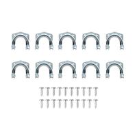 Ganchos Para Herramientas Para Cobertizos 20 Pcs Metal wall mounted tool rack heavy-duty garden and garage storage organizer used for industrial metal in homes and workshop