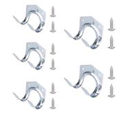 Ganchos Para Herramientas Para Cobertizos 20 pcs Storage Wall Hook Metal Housekeeper with Screw Double Multi-Purpose Iron for Garden Kitchen Garage Tool