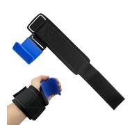 Ganchos para levantamiento de pesas: correas de muñeca resistentes, soporte | Gimnasio de peso muerto, ayuda de agarre para entrenamiento de fuerza, gancho de acero para dominadas, filas