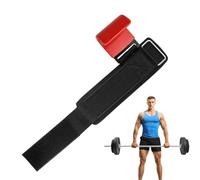 Ganchos para levantamiento de pesas, soporte de agarre de 14.9 pulgadas, accesorio de hierro de tela, protector de muñeca resistente al desgaste, la presión, mejora el rendimiento, seguro y