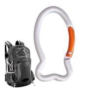 Ganchos para llavero, bonito llavero de metal, mosquetón de metal ligero, accesorios de camping, hebillas, gancho de resorte en forma de hueso de pescado para actividades al aire libre