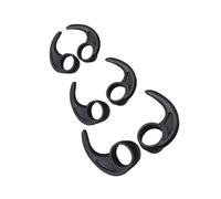 Ganchos para Orejas en Silicona 3 tamaños 3 pares Black