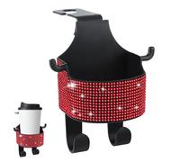 Ganchos para reposacabezas de coche | Organizador interno de almacenamiento y portavasos - Percha para reposacabezas de coche | Para y camiones desplazamientos diarios viajes por carretera viajes