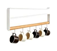 Ganchos Para Tazas De Café Bajo Armario, 6 Ganchos Sin Taladro Bajo Estante, Organizador De Tazas De Cocina, Para Cucharones Corbatas Bufandas Cinturones Cocina Hogar Restaurante Cafetería Y Armario