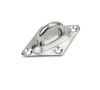 Ganchos para techo, Gancho de ojo de almohadilla M5-M12, anillo de grapa, placa de anclaje de pared resistente, montaje en placa fija, ganchos de techo en forma de U for hamaca, hebilla, 1 unidad