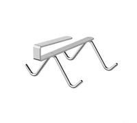 Ganchos para utensilios y tazas para debajo del gabinete, solución eficiente de organización de cocina (15,3 cm)
