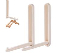 Ganchos plegables para abrigos - Percha plegable que ahorra espacio, organizador de toallas, multiusos para armario, lavandería, bufanda, corbata, accesorios para sombreros