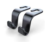 Ganchos Reposacabezas Coche para Seat Leon 1999-2022 2023 2024 2025 1M 1P 5F KL, Gancho Almacenamiento, Organizador Asiento, Gancho de Almacenaje, Percha, Soporte Bolso, Ganchos Bolsa, 2 Piezas