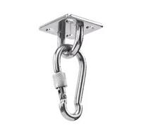 Ganchos resistentes para techo y pared, 1 juego de placa de montaje para colgar bolsas de suspensión, soporte para colgar sillas, sacos de arena, hamacas de yoga aéreos, soporte de carga (B M8)