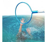 Ganchos salvavidas aluminio for parques acuáticos playas. Fáciles maniobrar. Gancho salvavidas for piscina poste verano. Gancho telescópico seguridad for piscina 1, 3 y 5 m longitud.(3m/9.8ft)