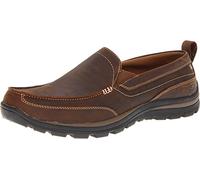 Ganchos superiores de los hombres de EE. UU. Slip-On, marr¨®n oscuro, 15 M US