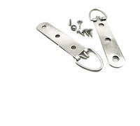 Ganchos triangulares con anilla en D para cuadros, Ganchos for cuadros, 25 uds., perchas triangulares con anilla en D for marcos, tamaños múltiples con tornillos(E 23x93mm)