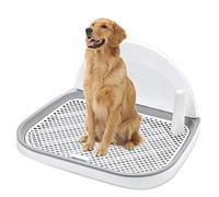 GANCHUN - Bandeja para Orinal para Perros de Interior, Bandeja para Orinal de 23 x 20 Pulgadas, Soporte para Almohadillas para orina de Cachorros para Perros pequeños y medianos