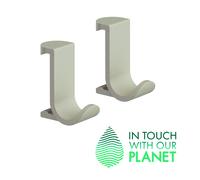 ganchura toallero anchura hansgrohe WallStoris Planet Edition, 2 piezas, arena reciclada, 28915210