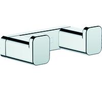 Ganchura toallero doble AddStoris de hansgrohe, 41755000, Color: cromado