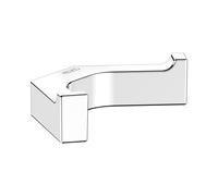 Ganchura toallero KEUCO EDITION 11, ganchura doble, cierre oculto, 11115010000, Color: Cromado