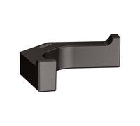 Ganchura toallero KEUCO EDITION 11, ganchura doble, cierre oculto, 11115350000, Color: Negro titanio cepillado