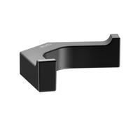 Ganchura toallero KEUCO EDITION 11, ganchura doble, cierre oculto, 11115370000, Color: Negro Mate