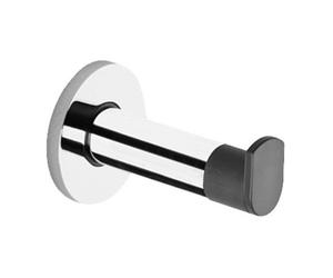 Ganchura toallero Plan de KEUCO con tope de puerta, fijación oculta, 14911170000, Color: Aluminio anodizado plata