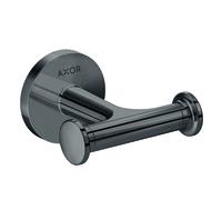Ganchura toallero universal AXOR de hansgrohe, doble, 42812330, Color: Cromo negro pulido