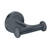 Ganchura toallero universal AXOR de hansgrohe, doble, 42812340, Color: Cromo negro cepillado