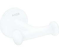 Ganchura toallero universal AXOR de hansgrohe, doble, 42812700, Color: Blanco Mate